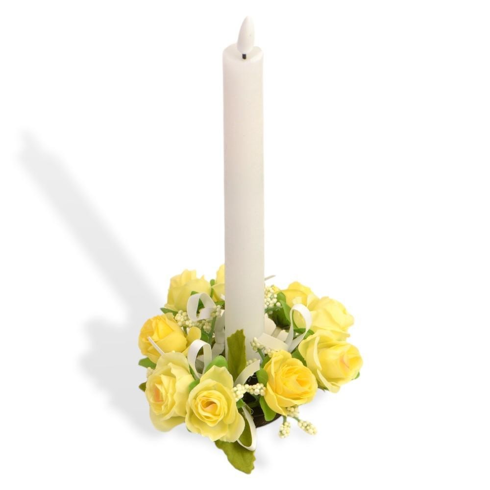 GIROCANDELA MINI ROSELLINE GIALLO